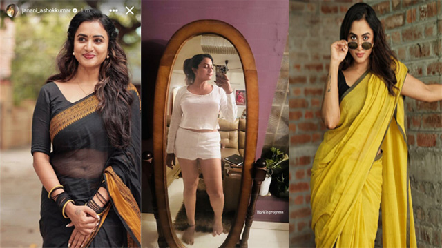 Tamil Serial Actress Janani Insta Exclusive