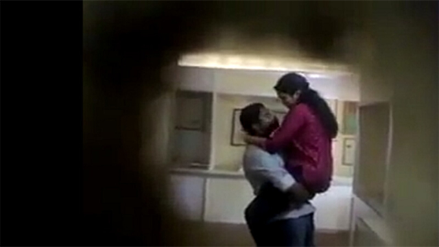 Office Lover Caught In Hidden Cam