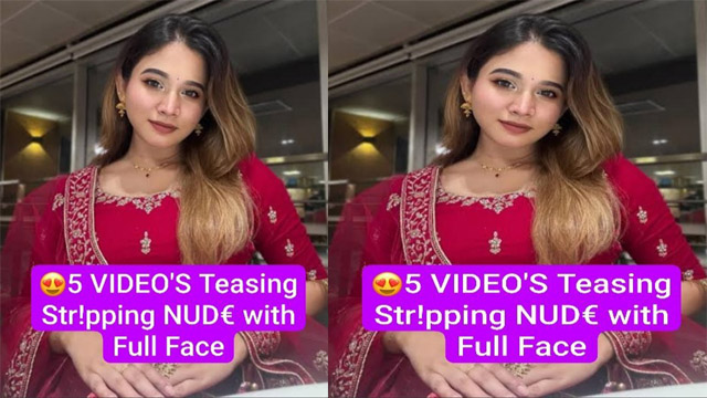 Beautiful IT Girl Latest Most Exclusive – Viral Stuff Teasing Str!pping Nude – With Full Face