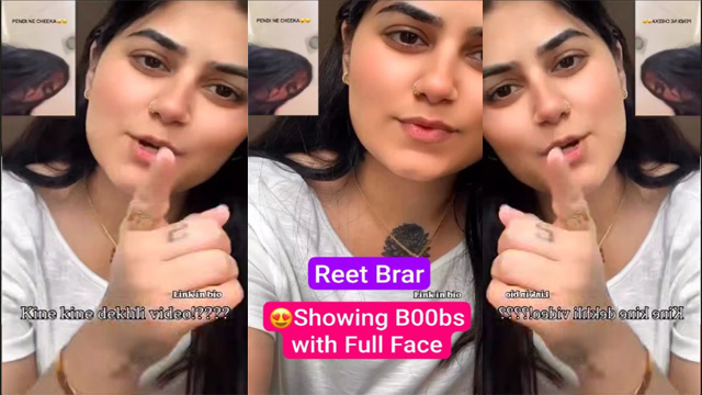 Reet Brar Famous Punjabi Latest – Trending Viral Showing Boobs