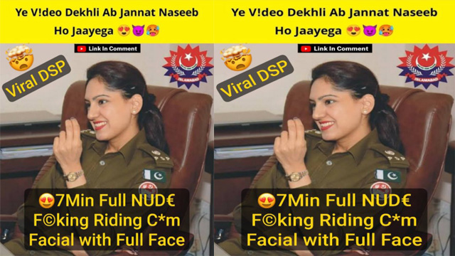 Beautiful Pakistani DSP Latest Trending – Fucking Riding Video