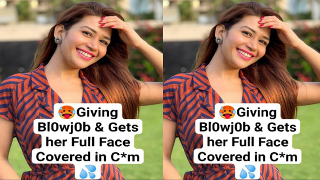 Cute Insta Queen Viral Video – Giving Blowjob and Getting – Her Face in Cam Video