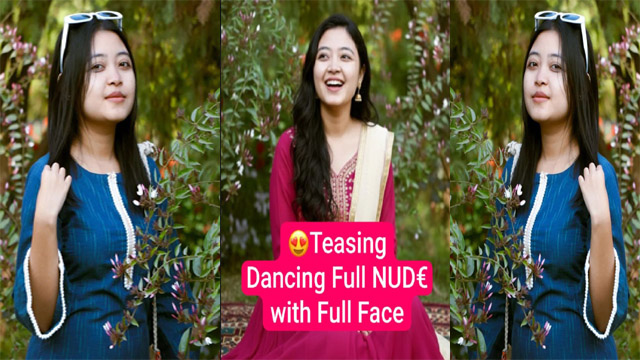 Beautiful Tiktoker Viral Video – Teasing Dancing Full Nude – with Full Face