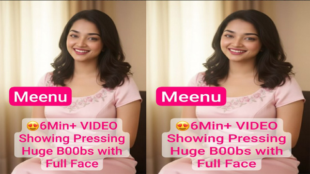 Meenu Model Latest Most Exclusive – Premium Live Teasing – Showing Pressing Huge Boobs