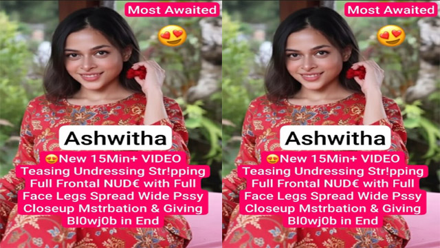 Ashw!tha Most Awaited New Teasing – Closeup Mstrbation & Giving Blowjob